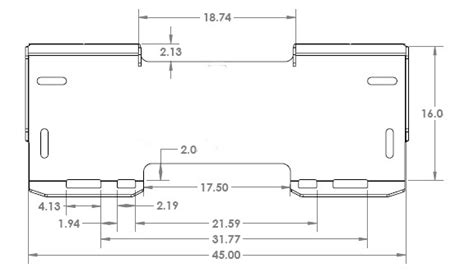 skid steer attachment plate measurements|skid steer quick attachment plate.